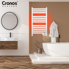 shumee Električni kopalniški radiator Cronos TW-500, bel