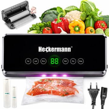shumee Heckermann 3600 črni vakuumski aparat za pakiranje