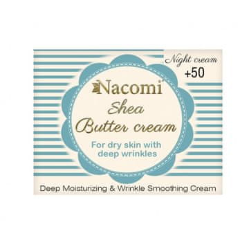Nacomi NACOMI KREMA S KARITEJEVIM MASLOM Krema za obraz s karitejevim maslom 50+ za noč 50 ml