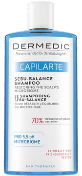 DERMEDIC Dermedic Capilarte Sebu-Balance šampon za prekomerno mastne lase, 300 ml