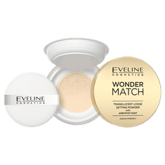 Eveline Eveline Wonder Match fiksirni puder z ametistnim prahom 6 g