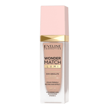 Eveline Eveline Wonder Match Lumi osvetljevalni tekoči puder za obraz SPF20 - 20 NUDE WARM 30 ml