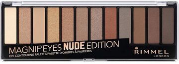 Rimmel Rimmel Magnif'Eyes Nude Contouring Palette paleta senčil za oči - 001 Nude 14 g