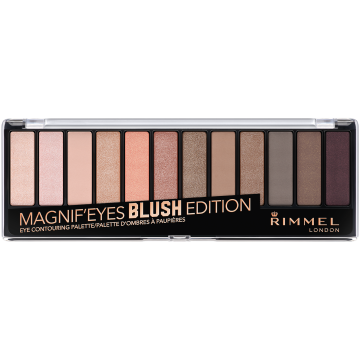 Rimmel Rimmel Magnif'eyes Blush Edition paleta senčil za oči - 002 Blush 14 g