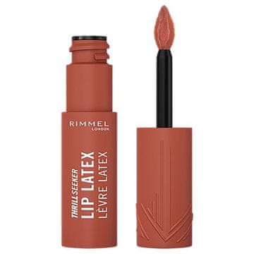 Rimmel Rimmel Thrill Seeker Lip Latex tekoča šminka s hialuronsko kislino in vitaminom E - 250 Honey-Bun 6 ml