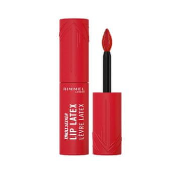 Rimmel Tekoča šminka Rimmel Thrill Seeker Lip Latex s hialuronsko kislino in vitaminom E - 400 Rimmel Red 6 ml