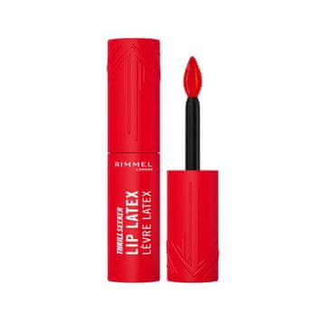 Rimmel Rimmel Thrill Seeker Lip Latex tekoča šminka s hialuronsko kislino in vitaminom E - 350 Spicy 6 ml