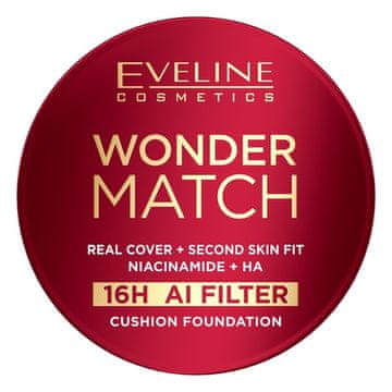 Eveline Eveline Wonder Match 16H podlaga za ustnice z niacinamidom in hialuronsko kislino - odtenek 02 Vanilla 15 g