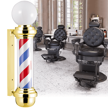 shumee Stropna svetilka LED brivska svetilka brivski napis oglaševanje salon 81,5 cm