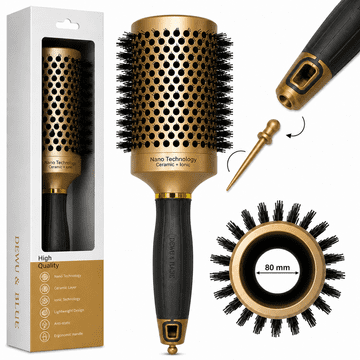 shumee Keramična termalna krtača za oblikovanje z ionizacijo 80 mm NANO TECHNO
