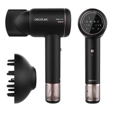 Cecotec Sušilnik za lase Cecotec Bamba IoniCare Rockstar Ion Touch 1600W z nano ionskimi ionskimi motorji