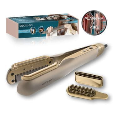 shumee Aerodinamični ravnalnik las Cecotec AirLisse 2v1 ForceDry Champagne
