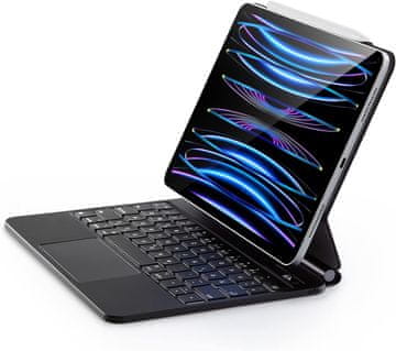 shumee ESR magnetna tipkovnica za iPad Air 6/5/4/ Pro 11 QWERTZ črna