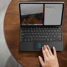 shumee ESR magnetna tipkovnica za iPad Air 6/5/4/ Pro 11 QWERTZ črna