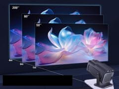 shumee Mini prenosni projektor 1080P 4K WiFi 6 BT Android 11 za domači kino
