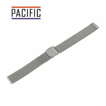 Pacific PACIFIC MREŽASTA ZAPESTNICA 18 MM PVD SREBRNA, TKANINA 0,8 MM