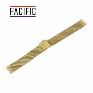 Pacific PACIFIC MREŽASTA ZAPESTNICA 20 MM PVD ZLATA, TKANJE 0,6 MM