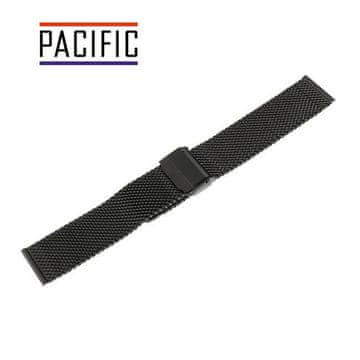 shumee PACIFIC MREŽASTA ZAPESTNICA 22 MM PVD ČRNA, TKANINA 1,0 MM