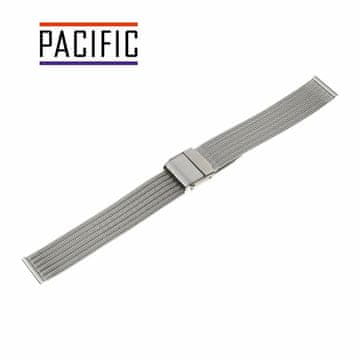 Pacific PACIFIC MREŽASTA ZAPESTNICA 14 MM PVD SREBRNA BARVA