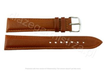 Pacific Pacific pas 16MM XL W70L gladek svetlo rjav pas, rjavi šivi