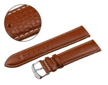 Pacific PACIFIC PAS 16 MM XL W71L POLJOT rjav pas, beli šivi