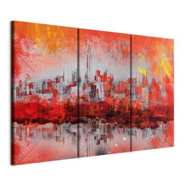 Artgeist Slika - Newyorški sončni zahod (3-delna slika)