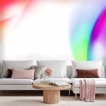 Artgeist Foto tapeta - Abstrakcija - močne barve nepravilnih oblik - večbarvna / Oblike v večbarvnem
