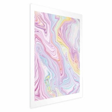 Artgeist Plakat - Barvite sanje - abstraktne oblike v pastelnih barvah
