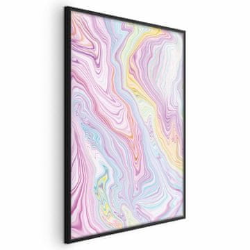 Artgeist Plakat - Barvite sanje - abstraktne oblike v pastelnih barvah