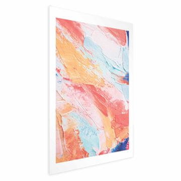 Artgeist Plakat - Barvita harmonija - dinamični barvni prehodi v pastelnih tonih