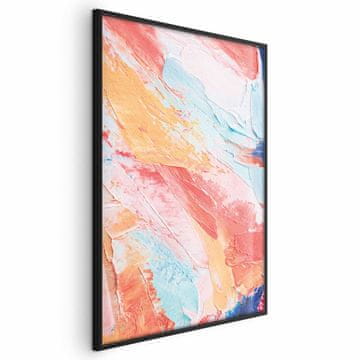 Artgeist Plakat - Barvita harmonija - dinamični barvni prehodi v pastelnih tonih
