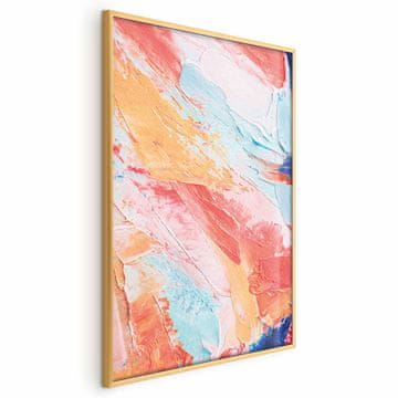 Artgeist Plakat - Barvita harmonija - dinamični barvni prehodi v pastelnih tonih