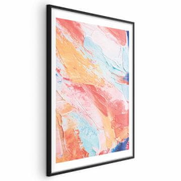 Artgeist Plakat - Barvita harmonija - dinamični barvni prehodi v pastelnih tonih