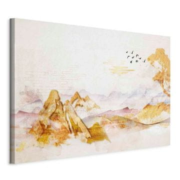 Artgeist Slika - Zlate gore (1 del) široka