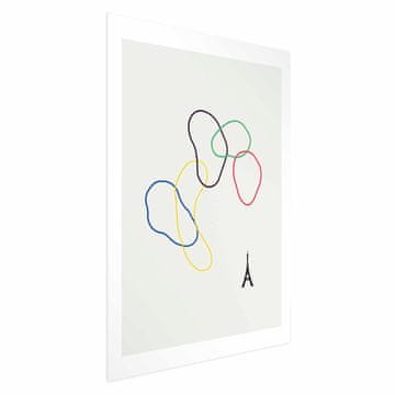 Artgeist Plakat - Barviti krogi - Digitalna grafika - Minimalizem