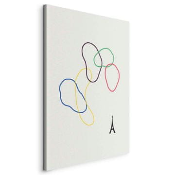 Artgeist Slika - Barvni krogi - digitalna grafika - minimalizem