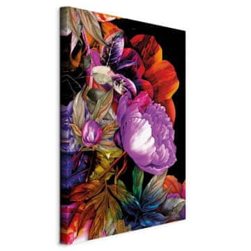 Artgeist Slika - Narava v poletnih barvah (1-delna) - cvetlični vrt navdiha