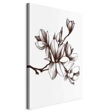 Artgeist Slika - Renesančne magnolije (1-delna) vertikalna