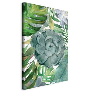 Artgeist Slika - Tropska flora (1-delna) navpična