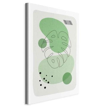 shumee Slika - Monstera's Green Aesthetics (1-delna) vertikalna