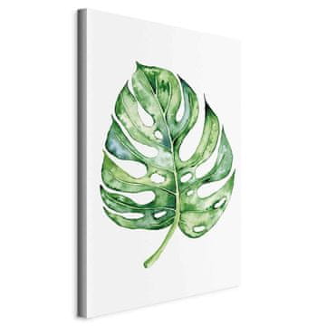 Artgeist Slika - Akvarel Monstera (1-delna) navpična