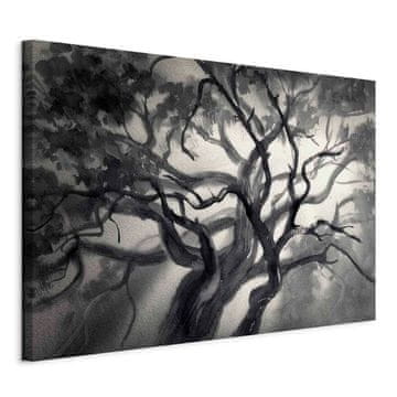 Artgeist Slika - Osvetljene veje (1-delna) široka