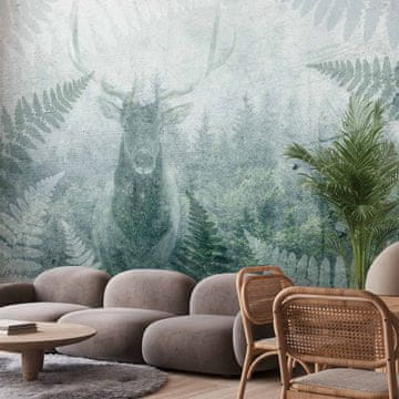 Artgeist Foto tapeta - Jelen v praproti - tretja različica