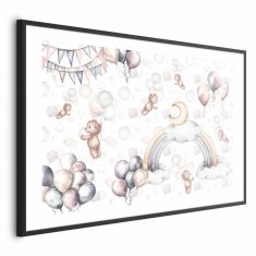 Artgeist Poster - Medvedki na nebu