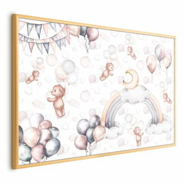 Artgeist Poster - Medvedki na nebu