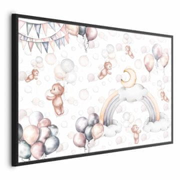 Artgeist Poster - Medvedki na nebu
