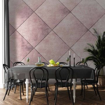 Artgeist Foto tapeta - Popolni kroji - enoten geometrijski vzorec z vzorcem ploščic