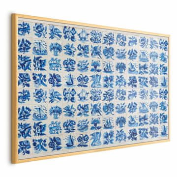 Artgeist Plakat - Azulejos - tradicionalne portugalske keramične ploščice