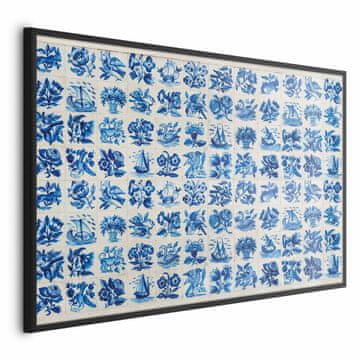 Artgeist Plakat - Azulejos - tradicionalne portugalske keramične ploščice