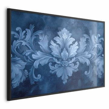 Artgeist Plakat - Modri ornament v hladnih odtenkih